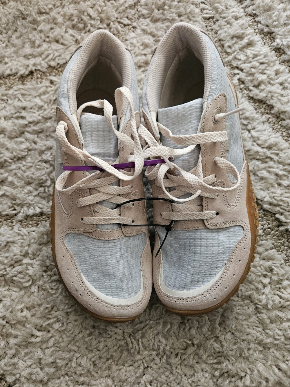 Merrell Women's Light Beige and White Trail Sneakers